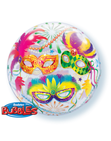 Μπαλόνι Bubble μονό 22" Masquerade 071444905992