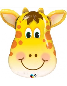 Μπαλόνι Φοιλ Σχήμα Κεφάλι  Καμηλοπάρδαλη 32 Inches Jolly Giraffe 1498485699e61a0399a7752a6121c91564706b0ca718925ddf