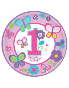 Πιάτα χαρτ. φαγητού 23εκ Sweet 1st Birthday Girl /8 τεμ  14984858691c77c5b4f10c213039c7379802a87ec6f9c5e076