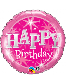 Μπαλόνι Φοιλ Στρογγυλό 36 Birthday Pink Sparkle 149848594242691c55ca08dede38ed6a7ab6ea4817ac58da8b