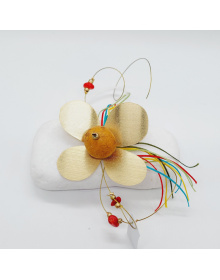 Τετράφυλλα με μπαλάκια Ώχρα Χρώμα Σε Πέτρα 20230312_095150