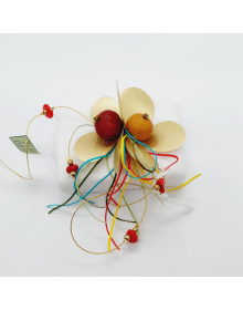 Τετράφυλλα με μπαλάκια Χρωματιστά Σε Πέτρα 20230312_095352