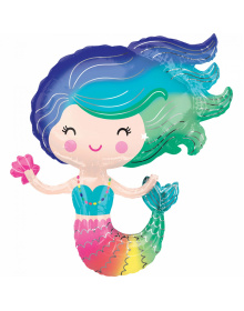 Μπαλόνι φοιλ Σχήμα Colorful Mermaid 73εκ x 76εκ 20286-3847201-1-3-1500