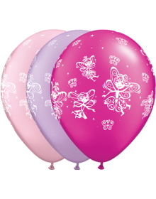Μπαλόνια Λάτεξ 11 Fairies & Butterflies Ast Prl 21573  F B