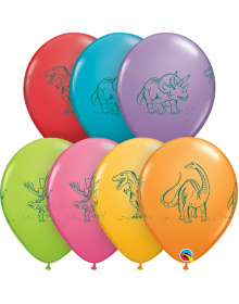 Μπαλόνια Λάτεξ 11 Dinosaurs in Action Δεινόσαυροι 37097B