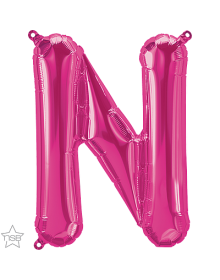 Μπαλόνι Φοιλ Μίνι Γράμμα N Φούξια 41εκ  59573 59574B