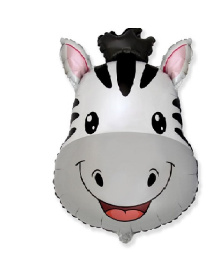 Μπαλόνι Φοιλ Σχήμα Κεφάλι Ζέβρα / 68 x 48 εκ  791875
