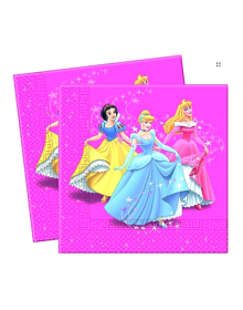 Χαρτοπετσέτες φαγητού 2φυλλες "Disney Princess" 33εκ  20 τεμ 80740_____5201184080740_____2_36