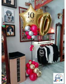 Μοντέρνα στήλη μπαλονιών με αστέρι με το λογότυπο ή το μήνυμά σας img_20191005_133400_