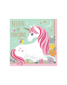 Χαρτοπετσέτες γλυκού 25εκ. Magical Unicorn /16 τεμ mn