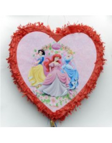 Πινιάτα Pinata καρδιά με πριγκίπισσες  piniata-princess-17