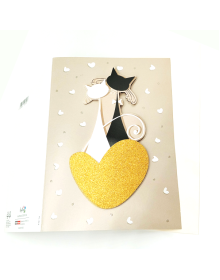 Ευχετήρια Κάρτα Γάμου 3D 12χ17εκ   tsc74_1277251453